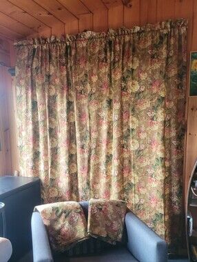 Vintage Custom Made Draperies